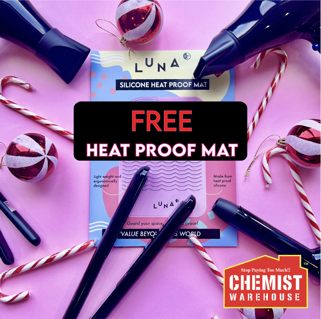 “Wrap It Up and Style On: Luna’s Free Heat Proof Mat Chemist Warehouse