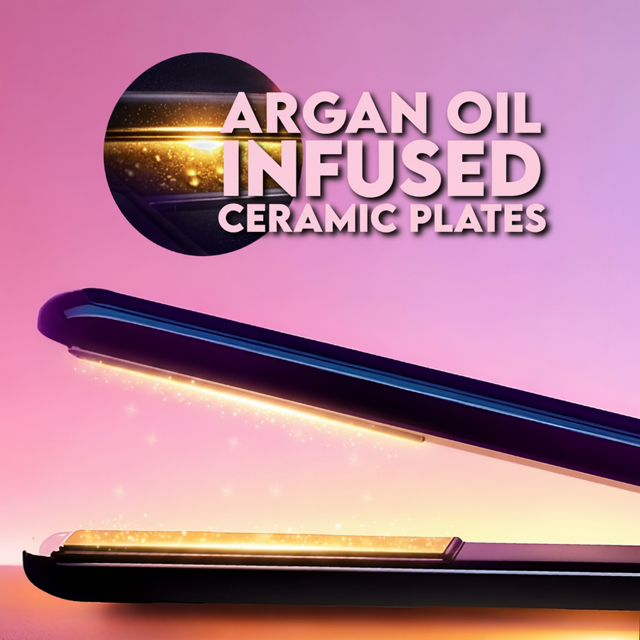 Argan Oil Infused Ceramic Hair Straightener