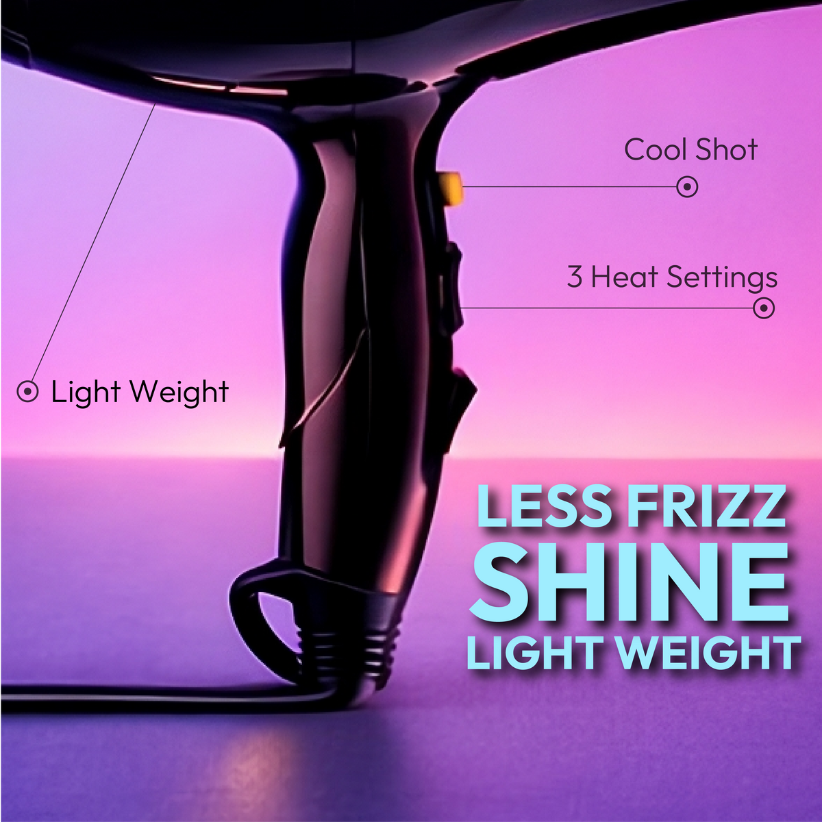 Luna Ionic Hair Dryer 2200W