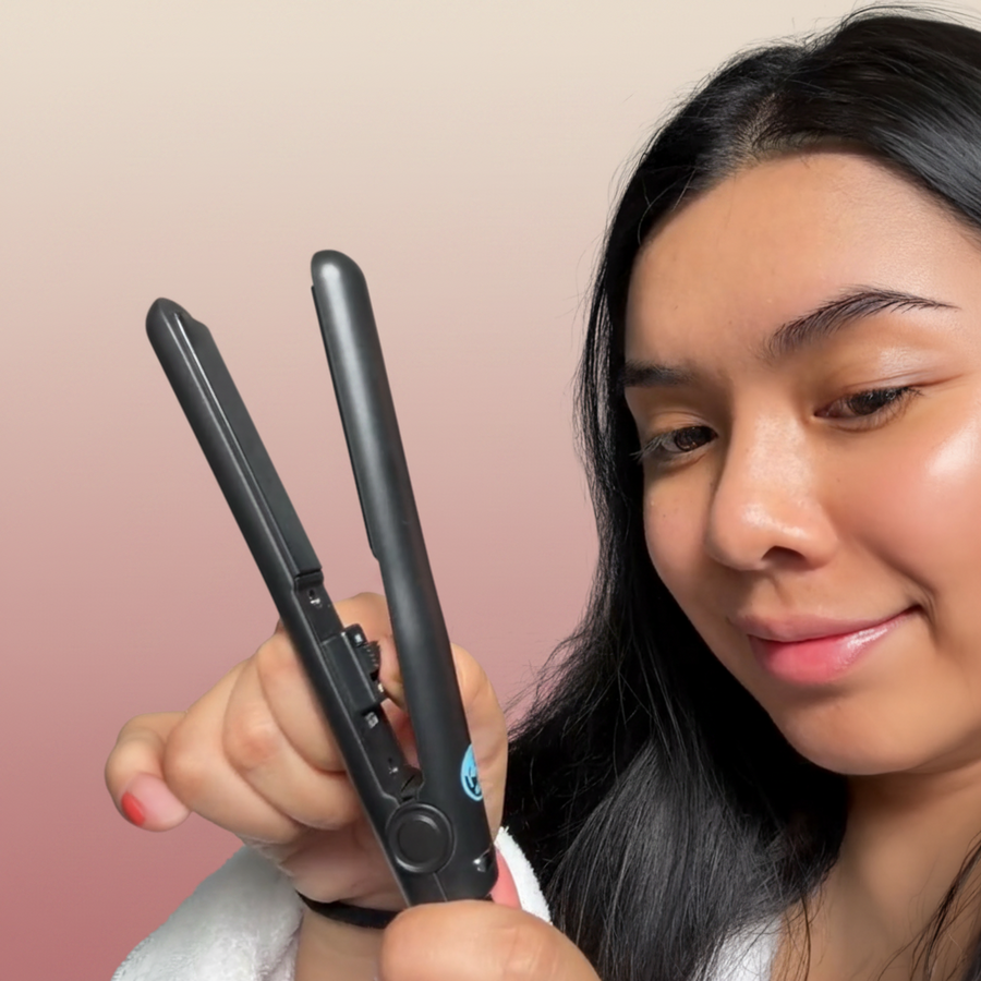 Luna Travel Hair Straightener — Ceramic Floating Plates